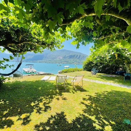 Les Clapotis Chambres Pieds Dans L Eau Lac D Annecy Angon Exterior foto